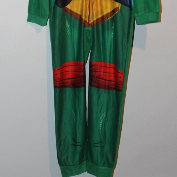 Teenage Mutant Ninja Turtle Mayhem One Piece Hoded Pajamas (Size 10) (NWT) - Picture 2 of 6